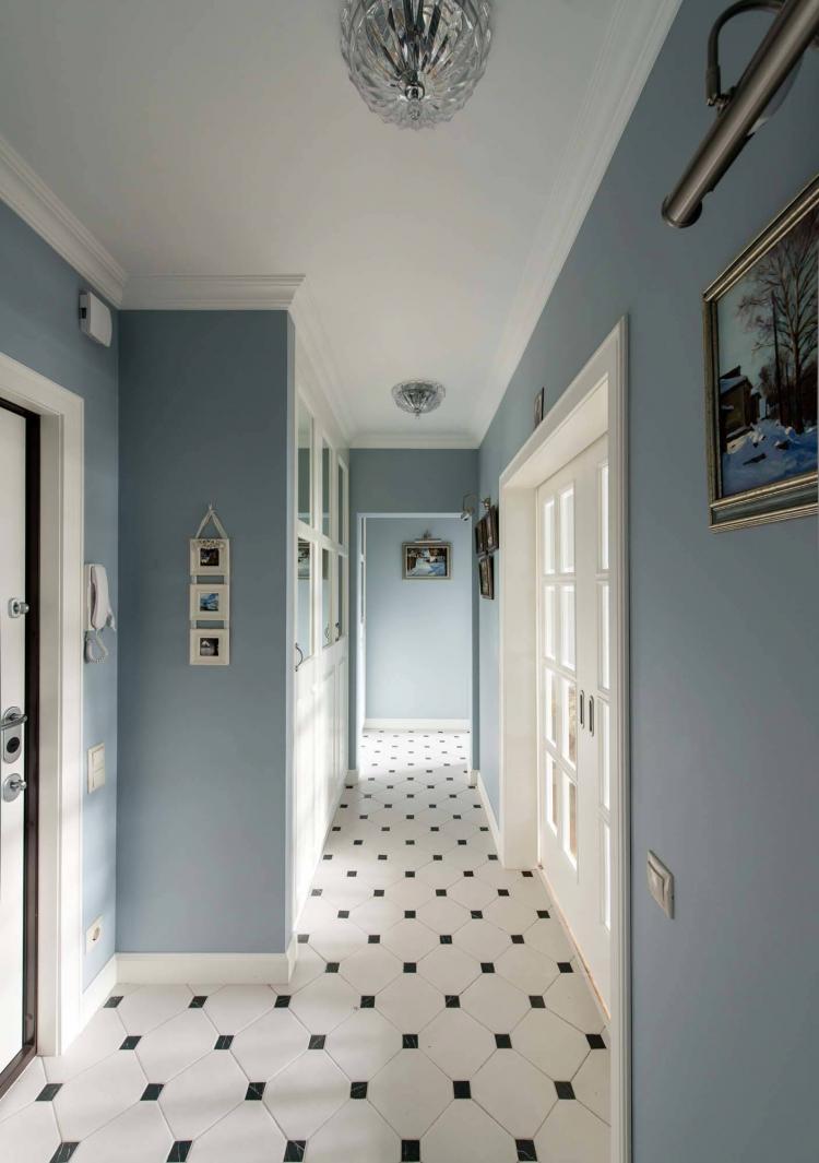 Couloir dans le style anglais - Photo de design d'intérieur