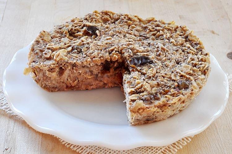 Tarte à l'avoine et aux bananes au four - Recettes