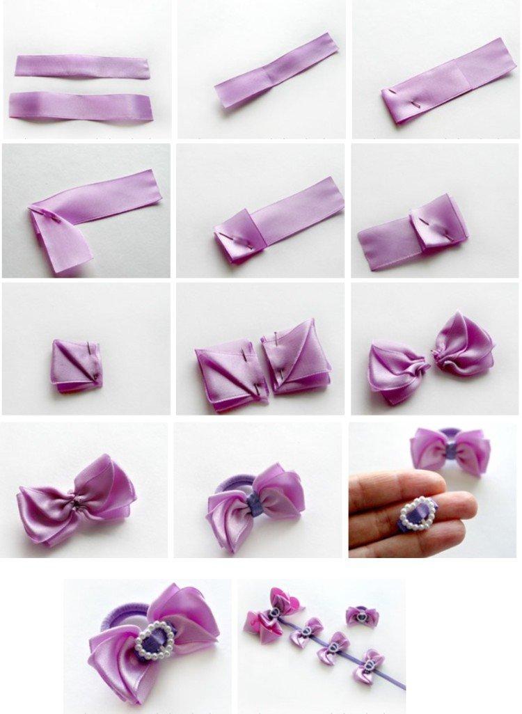 DIY petits nœuds de ruban décoratifs