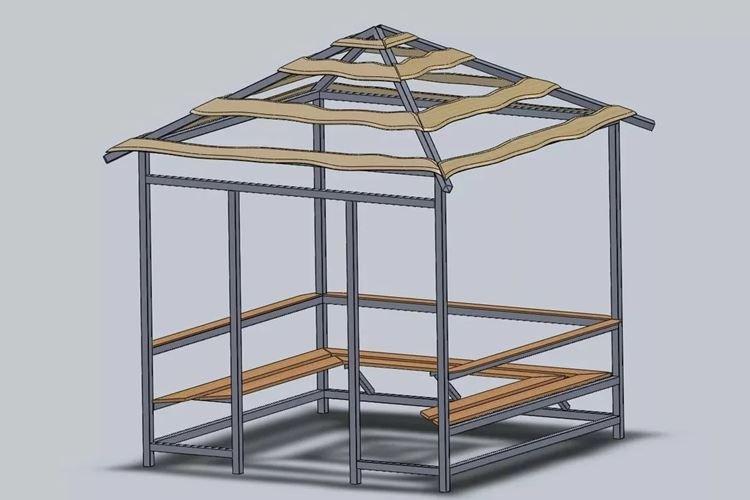 Cadre - Gazebo DIY en polycarbonate