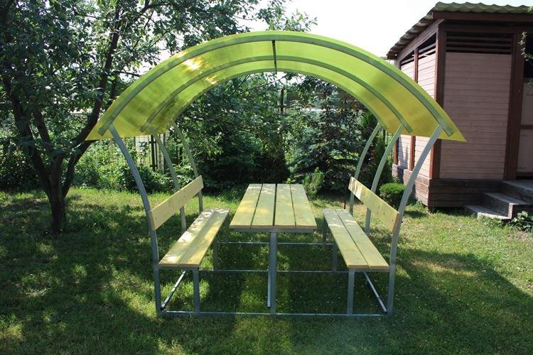 Gazebo mobile en polycarbonate - photos et idées
