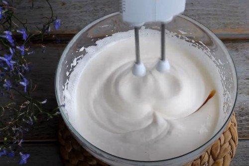 Biscuit vanille au kéfir - une recette pas à pas