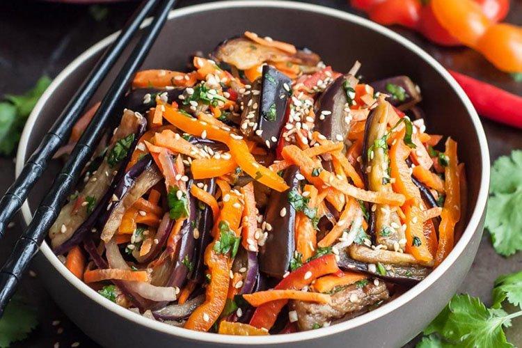 Aubergine coréen - Recettes de plats d'aubergines