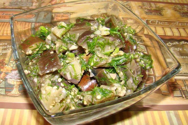 Champignons à l'huile d'aubergine - Recettes de plats d'aubergines