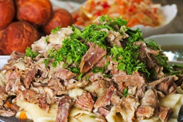 Agneau beshbarmak - recettes