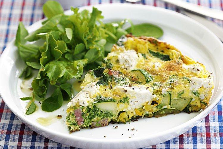 Frittata de courgettes - Recettes de courgettes
