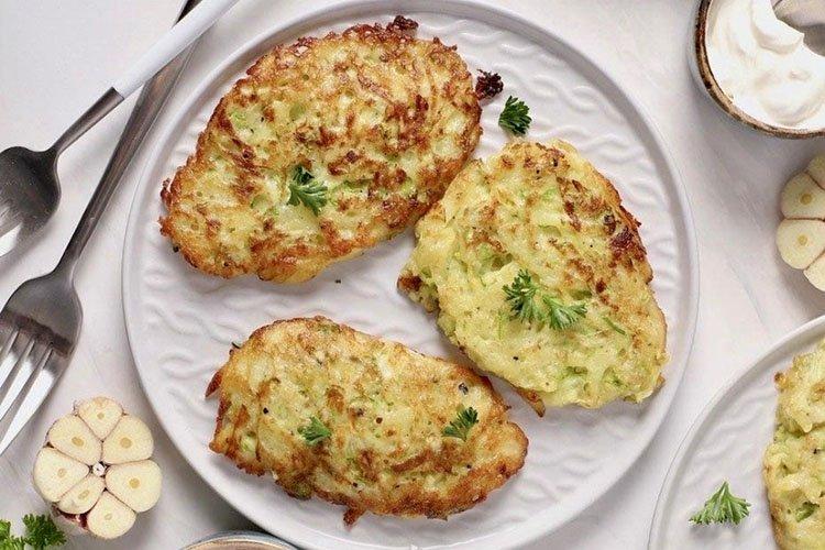 Crêpes de courgettes - Recettes de plats de courgettes