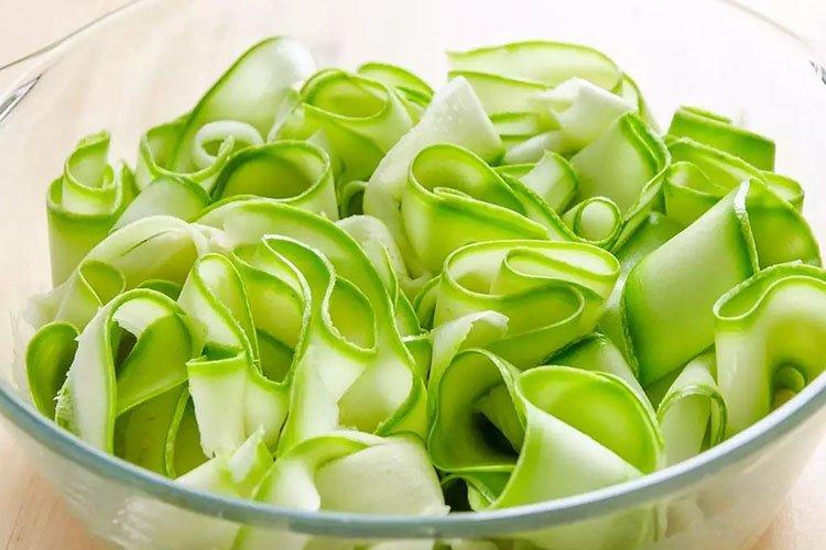 Courgettes marinées - Recettes de plats de courgettes