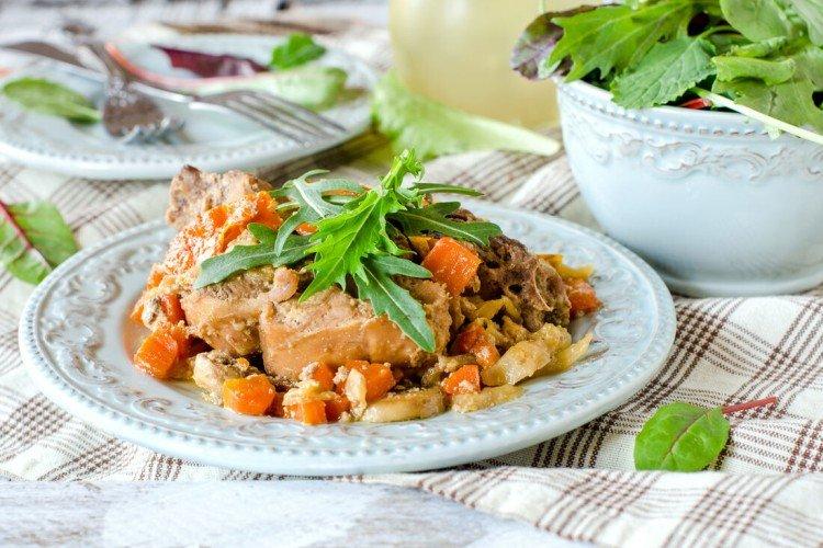Lapin aux légumes et sauce soja - recettes