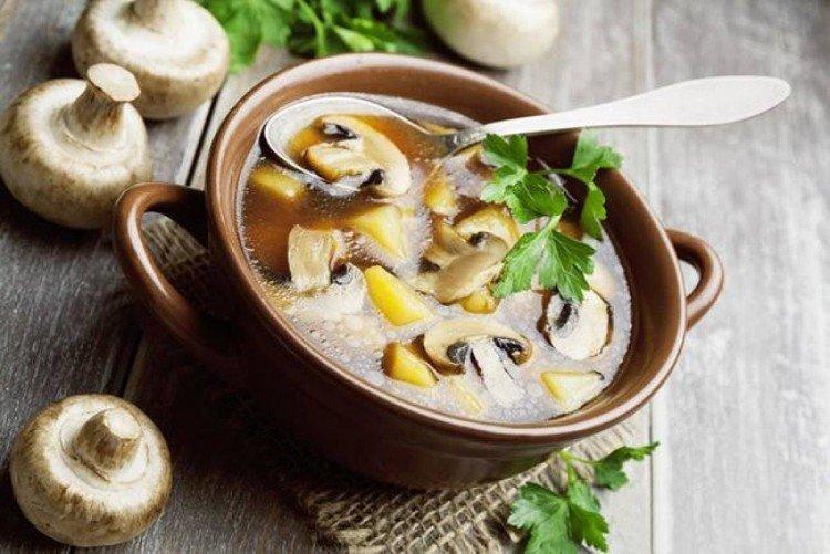 Soupe de lapin aux champignons - recettes