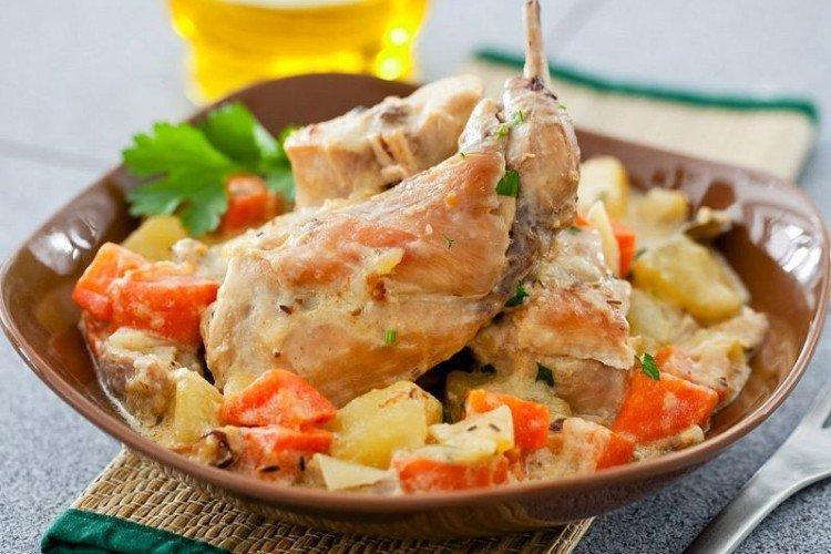 Lapin rôti à la mijoteuse - recettes