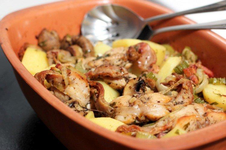 Viande de lapin dans un pot - recettes