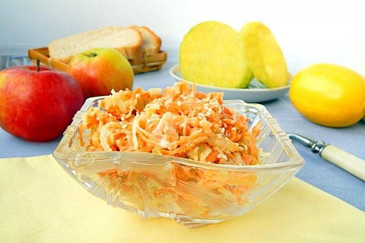 Salade de navets, carottes et fromage - recettes