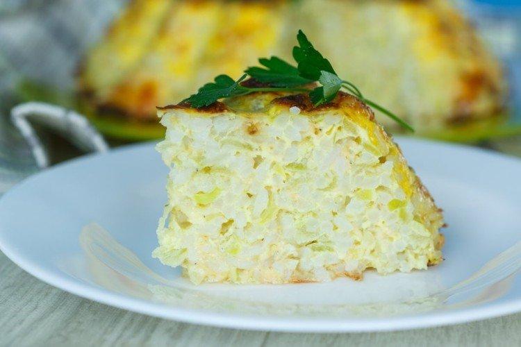Casserole de riz et courgettes - Recettes de plats de riz