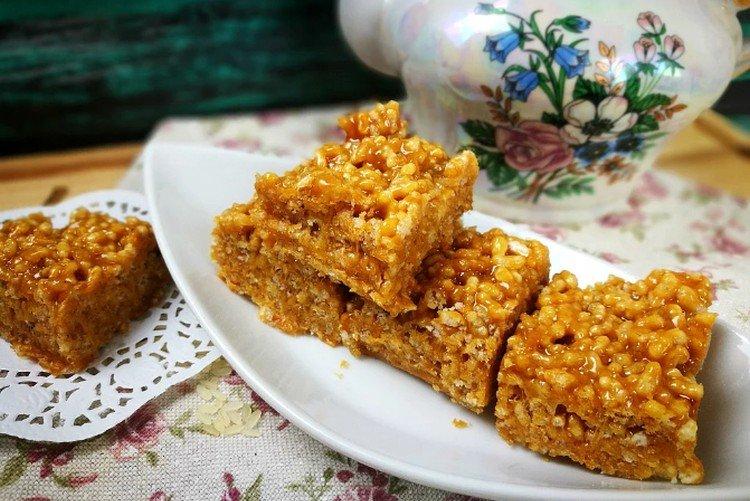 Riz Soufflé Au Caramel - Recettes De Plats De Riz