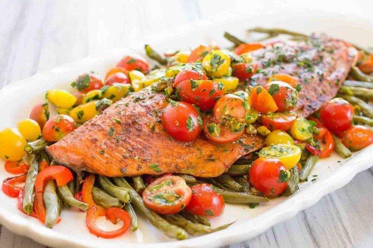Poisson aux légumes - recettes
