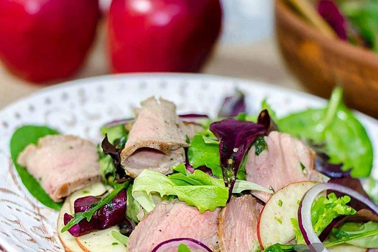 Salade de canard et pommes - recettes