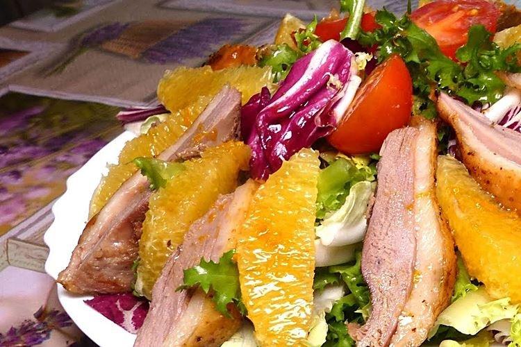 Salade de canard aux oranges - recettes