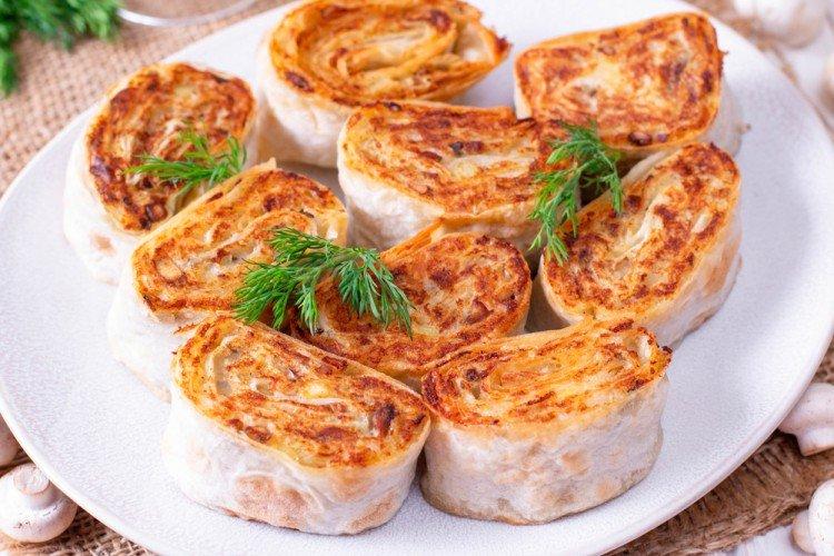 Rouleaux de pita aux pommes de terre - Recettes de plats au four