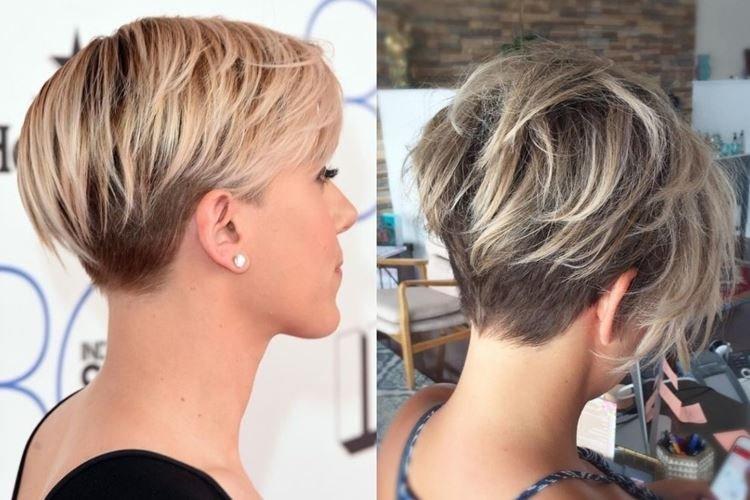 Carré court sur une jambe