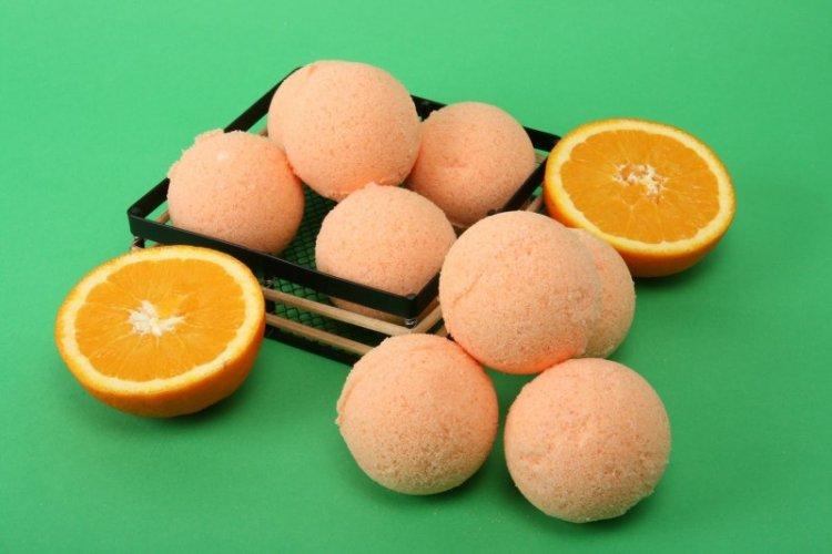 Bombes de bain orange tonifiantes DIY - recettes comment faire