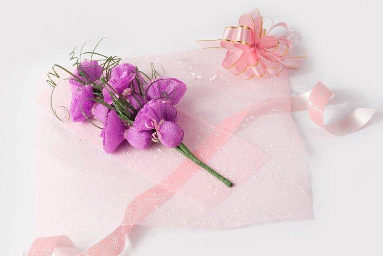 DIY doux bouquet de bonbons