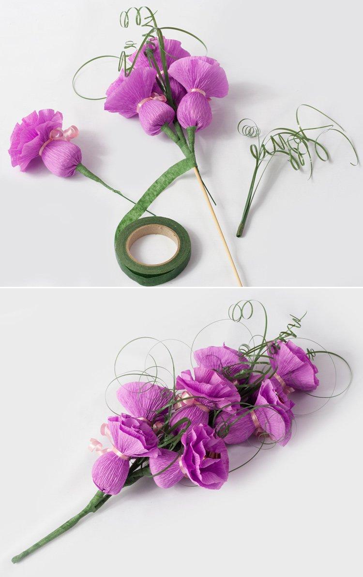 DIY doux bouquet de bonbons