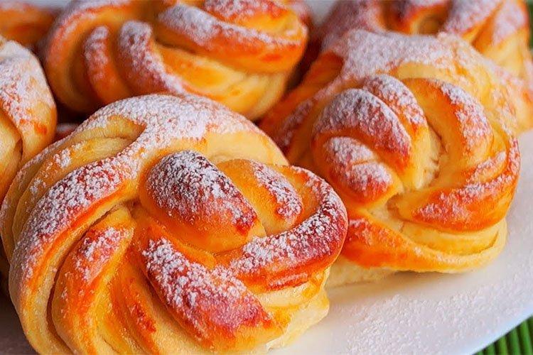 Petits pains au caramel à la pâte à levure - recettes