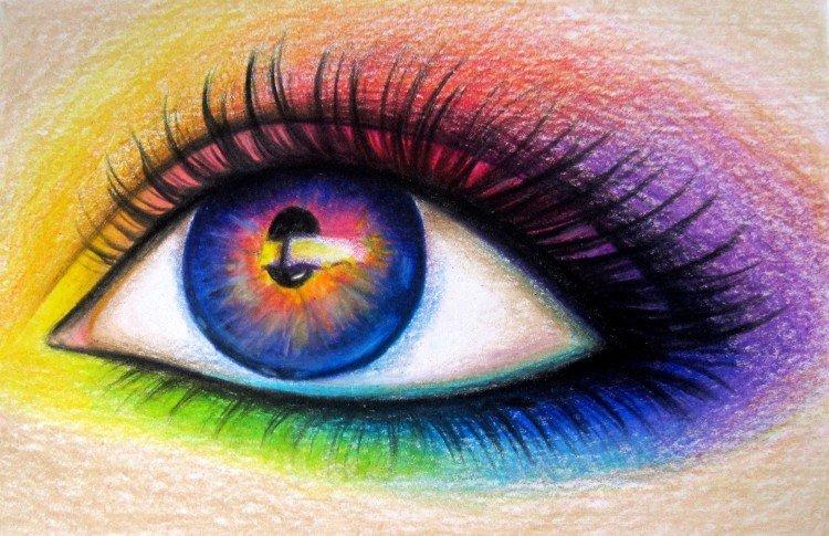 Yeux - Que peut-on dessiner quand on s'ennuie