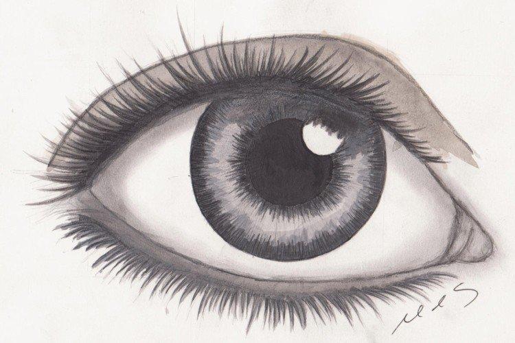 Yeux - Que peut-on dessiner quand on s'ennuie