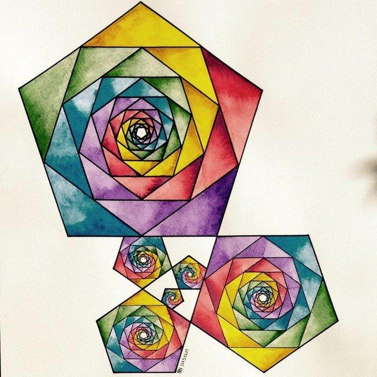 Abstraction géométrique - Que peut-on dessiner en forant