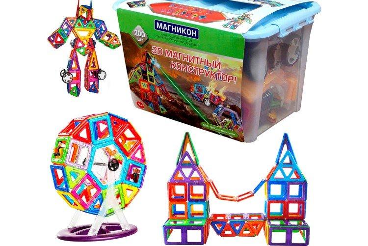 Constructeur magnétique - Que donner à un garçon pour le nouvel an 2021