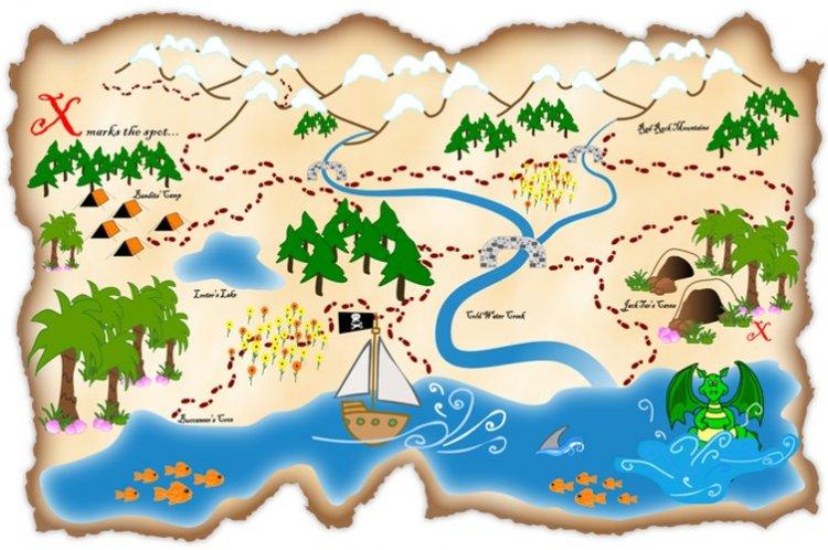 Carte au trésor - Quoi offrir à votre enfant pour le Nouvel An 2021