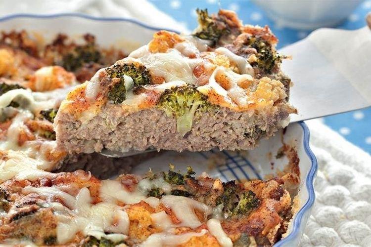 Casserole de viande de chou-fleur au brocoli - Que faire de boeuf haché Recettes