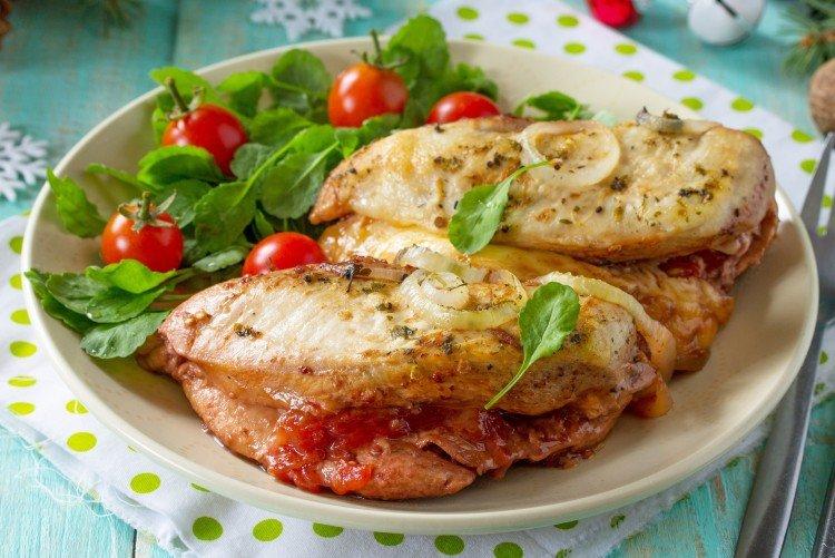 Poitrines de poulet farcies - Que cuisiner avec du poulet