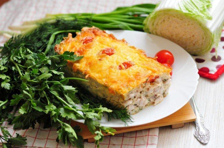 Casserole de filet et chou - Que cuisiner à partir de recettes de filet de poulet