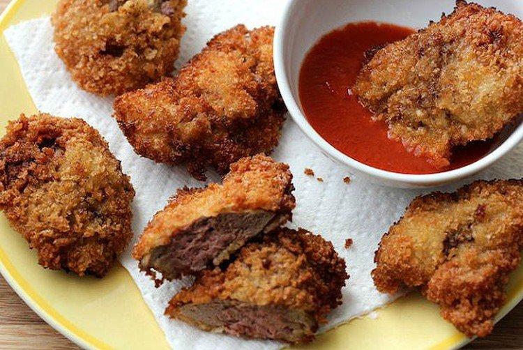 Foie de poulet pané - Que cuisiner à partir de foie de poulet