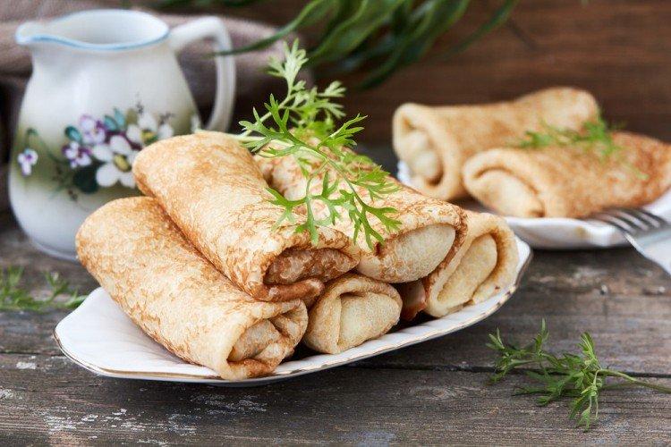 Crêpes au foie de poulet et champignons - Que cuisiner à partir de foie de poulet