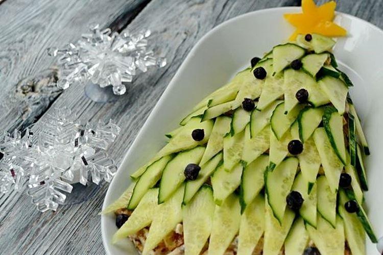 Salade de Noël Herringbone - Que cuisiner pour les recettes du Nouvel An 2021