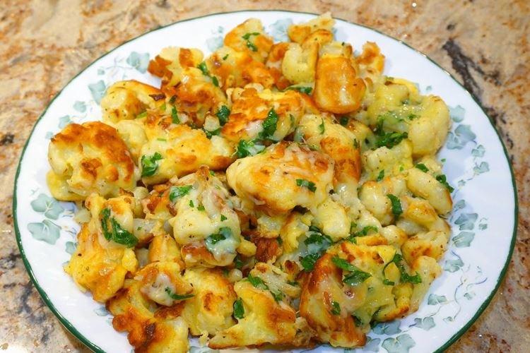 Chou-fleur dans un œuf - Que cuisiner pour le dîner rapidement et savoureux