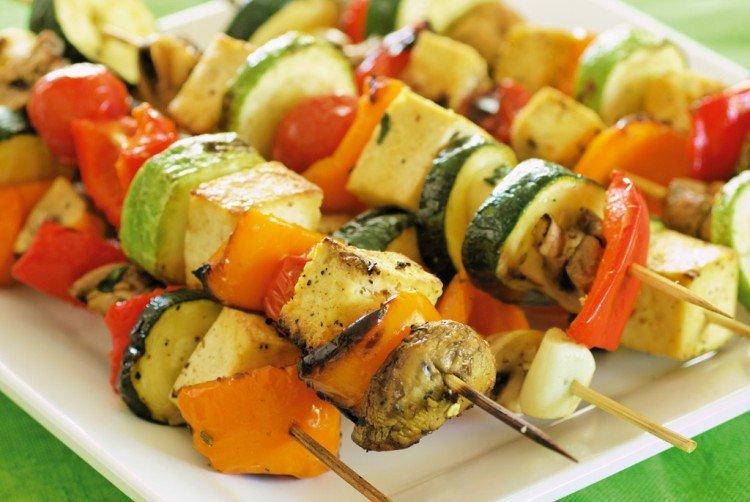 Brochette de légumes pour enfants - Que cuisiner pour un enfant pour le dîner