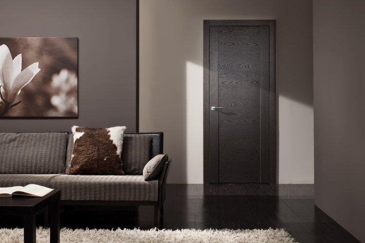 Couleur wengé avec gris - La combinaison de couleurs à l'intérieur