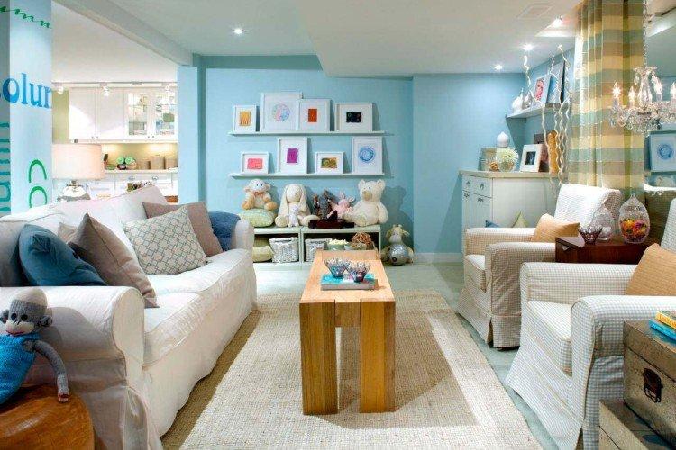 Couleurs pastel - Combinaisons de couleurs pour murs, sols et plafonds