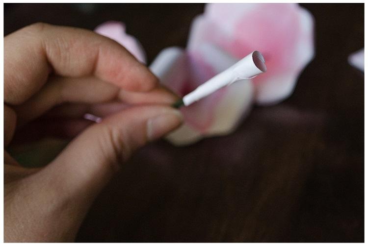 Roses en papier - Fleurs en papier DIY