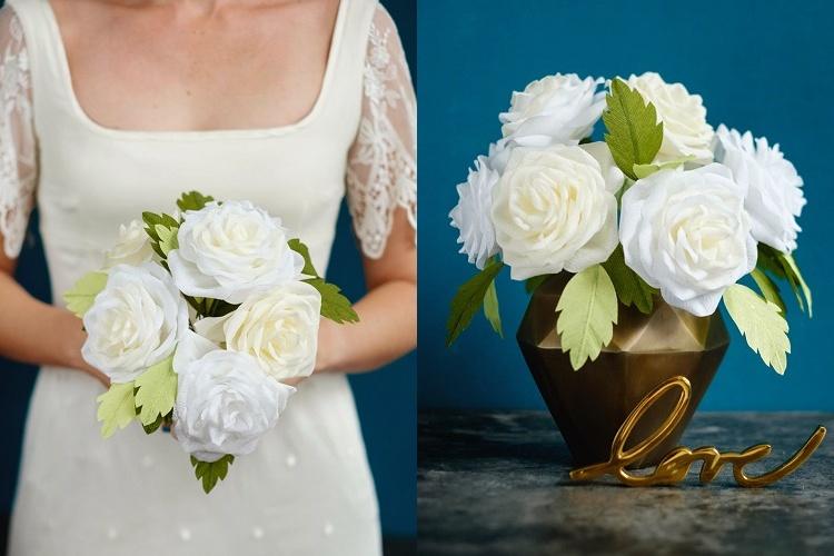 Fleurs en papier DIY - photos et idées