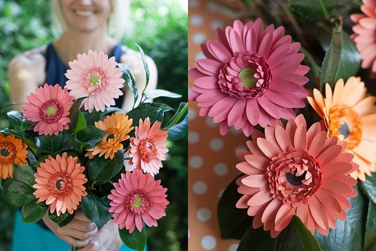 Fleurs en papier DIY - photos et idées