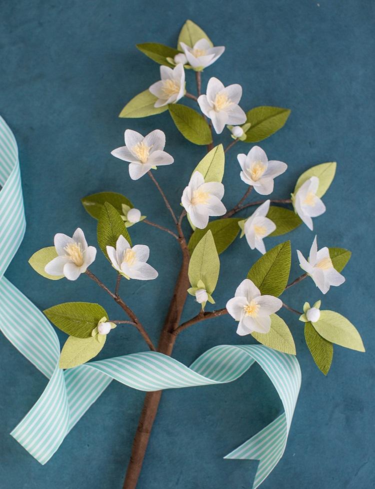 Fleurs en papier DIY - photos et idées