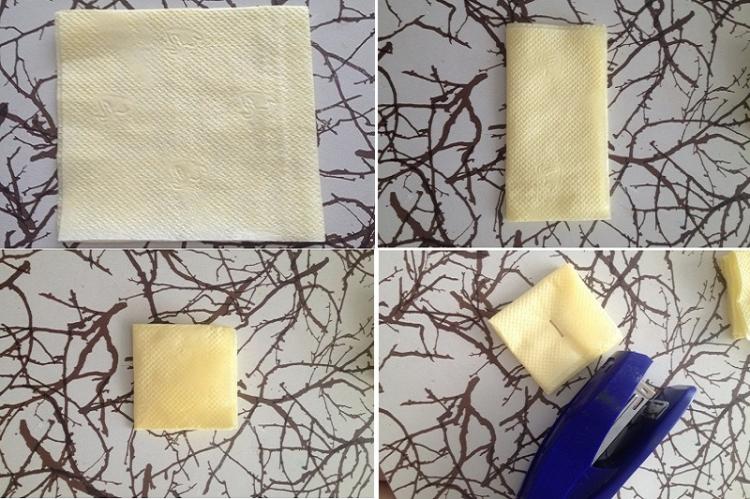 Pissenlit - Fleurs de serviette DIY