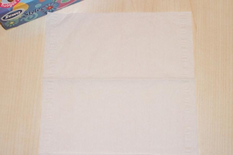 Camomille - Fleurs de bricolage à partir de serviettes