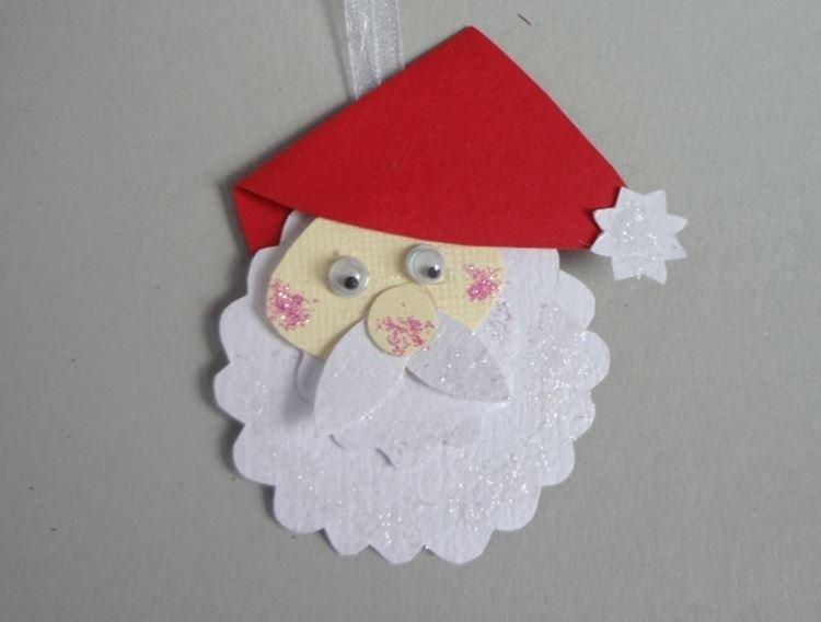 Père Noël en papier de ses propres mains - photos et idées